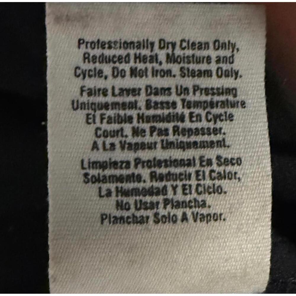 SOLD-NOT AVAILABLE DKNY Back Silk and Cotton Skirt - Picture 6 of 7
